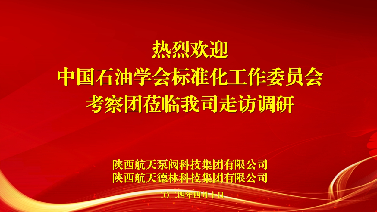 中國石油學會標準化工作委員會考（kǎo）察（chá）團蒞臨我司考（kǎo）察調（diào）研
