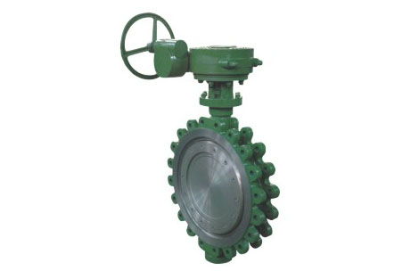 美標三偏(piān)心蝸輪蝸杆(gǎn)傳動凸耳對夾(jiá)式蝶閥(fá) 美標三(sān)偏心蝸輪蝸杆傳動凸耳對夾式蝶閥(fá)